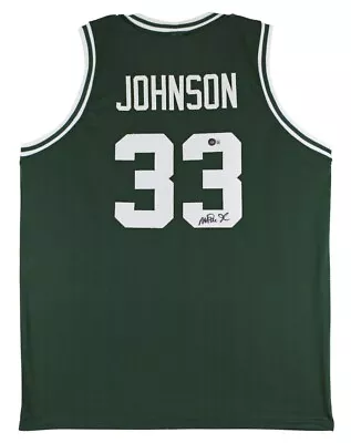 Magic Johnson Signed Michigan State Spartans Jersey (Beckett) L.A. Lakers 3xMVP • $249.95