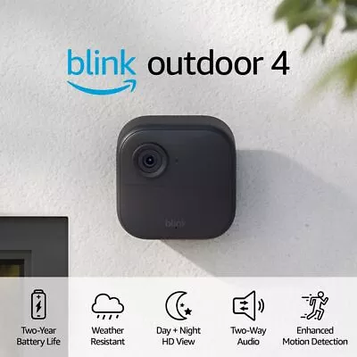 Blink Outdoor 4 (4th Gen)Wire-free HD Smart Security Camera  Motion Detection • $54.99