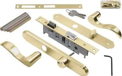 Hampton Wright Vmt115pb Brass Screen Storm Door Mortise Lever Lockset 4149183 • $45.95