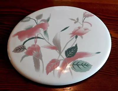 Mikasa  Continental F3003 Silk Flowers 10-3/4  Trivet Hotplate  Mint !   • $19.99