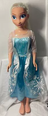 2014 Huge 3’ Disney Frozen Elsa Life Size Doll 38” Size Jakks Pacific My Size • $125