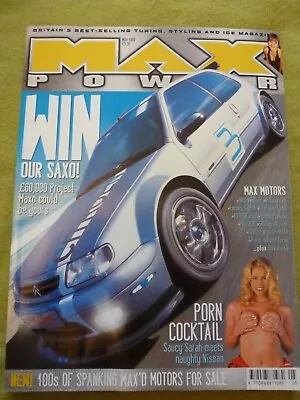 Max Power /  May 1999 / Vr6 Vw Golf / Nitrous Crx / Escort Cabrio • £8.99