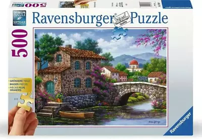 NEW & SEALED Ravensburger 17383 The Bridge Over The River 500 Pc Jigsaw Puzzle • $30.95