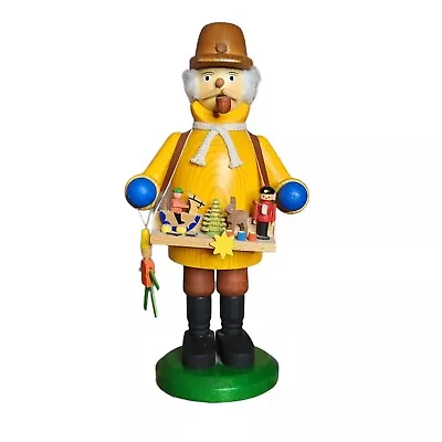 Erzgebirge Rare Vintage German Toy Salesman Smoker With S. Ullricht Signature  • $140