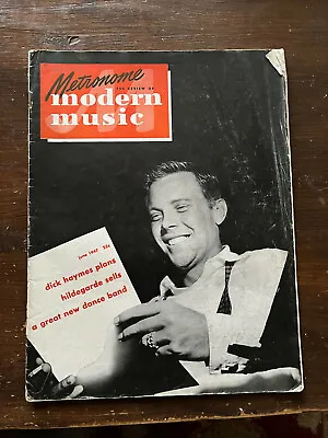 METRONOME Magazine June 1947 JAZZ Dick Haymes Randy Brooks Buddy Rich  • $12.63