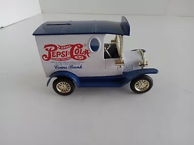 Vintage Pepsi-Cola Truck Coin Bank Piggybank With Key • $32.50