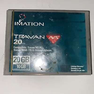 Imation Travan 20GB Data Tape TR-5 Network Series - New & Sealed! NOS VINTAGE • $9.90