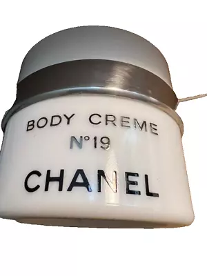 Vintage Chanel No. 1 Body Crème  8 FL. OZ. White Milk Glass Bottle EMPTY FREE SH • $36.50