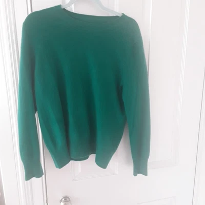 £9 • Buy Cashmere Jumper Size 18 💖m&s💖emerald Green💖