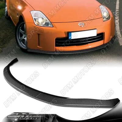 For 03-05 Nissan 350Z Z33 CT-Style Carbon Look Front Bumper Splitter Spoiler Lip • $154.28