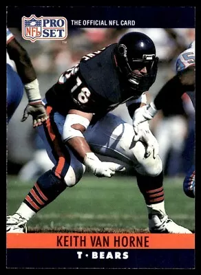 1990 Nfl Pro Set Keith Van Horne Chicago Bears #58 • $3.49