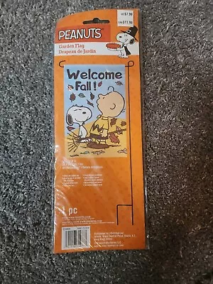 Peanuts Welcome Fall Garden Flag • $19.99