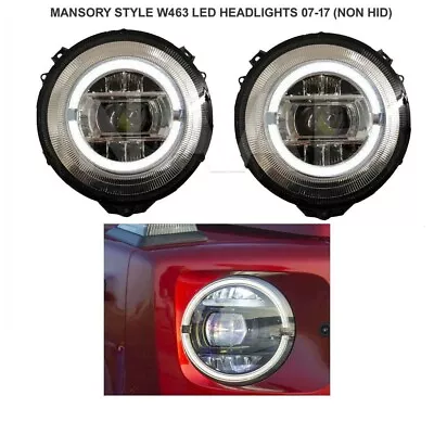 G63 Led Headlights G550 G55 G500 2007-2018 Hid G-Wagon 2019+ Style 2020 Look • $585