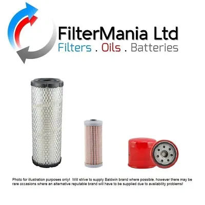 Yanmar VIO17 Mini Excavator Filter Kit  (Air Oil & Fuel Filters) • £36