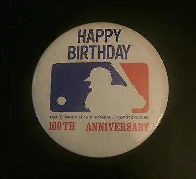 Vintage MLB Baseball Pin / Button - 100th Anniversary • $7.95