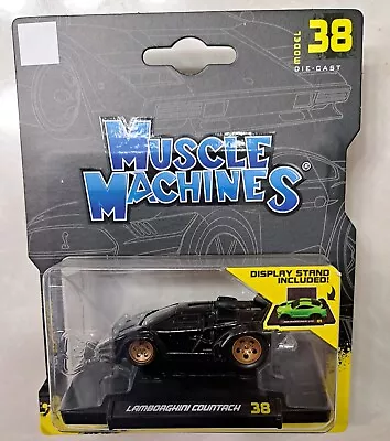 Muscle Machines Lamborghini Countach In Black #38 Brand New! • $25