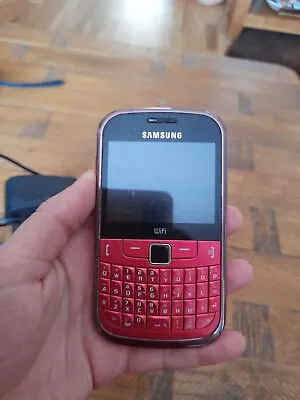 Samsung GT- S 3350 Red (Unlocked) Mobile Phone • £20