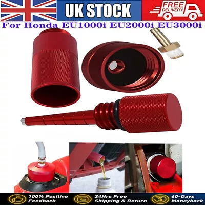 Extended Run Gas Cap+Oil Change Funnel+Magnetic Oil Dipstick For Honda EU2200i • £23.93