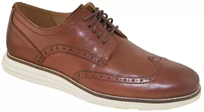 Cole Haan Men's OriginalGrand Wingtip Oxford Brown Style C26471 • $74.99