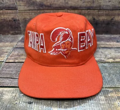 Vintage Tampa Bay Buccaneers Starter SnapBack Hat Orange Throwback Original • $49.99