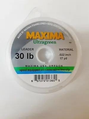 Maxima Leader 27yd Spool Ultragreen • $4.99