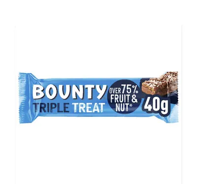 £5.60 • Buy Bounty Triple Treat Protein Bars 24 X 40g BBE 24/08/23