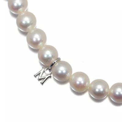 Auth MIKIMOTO Necklace Akoya Pearl 7.0-7.3mm Silver • $2381.21