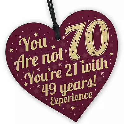 Funny 70th Birthday Gift For Men Women FUNNY JOKE 70th Birthday Gift For Him Her • £3.99