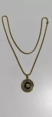 Versace Stainless Steel  Color Gold Chain Gift Accessories • $34