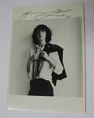 1975 Signed Photo Postal Card New Unused Patti Smith By Robert Mapplethorpe • $81.99