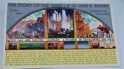 The Story Of The West By Pacific Gas And Electric  @ Golden Gate Expo 1939 • $3.89