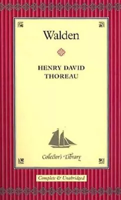 Walden (Collector's Library) By Henry David Thoreau Hardback Book The Cheap Fast • £9.99