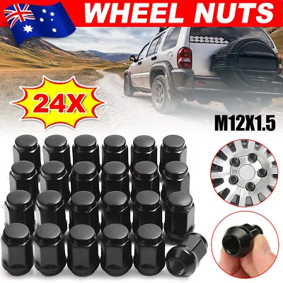 24Pc M12x1.5 Wheel Nuts For Ford Ranger Mitsubishi Triton Mazda Bravo HiLux Bt50 • $23.85