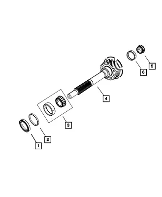 Genuine Mopar Main-Shaft Bearing Package 4626468 • $39.91