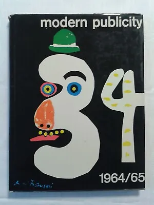 Modern Advertising 1964/5. 1965 Multilingual Picture Book • $140.61