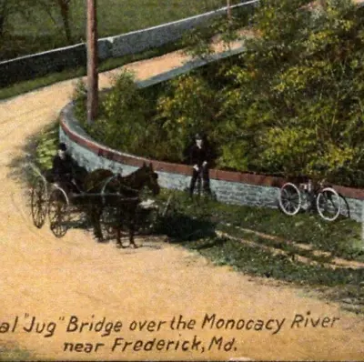 $8.49 • Buy Frederick Maryland Postcard Jug Bridge Over Monocacy River National Highway TW