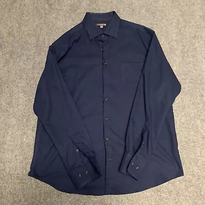 Peter Millar Crown Sport Mens Shirt Size XL Long Sleeve Button Up • $19.88