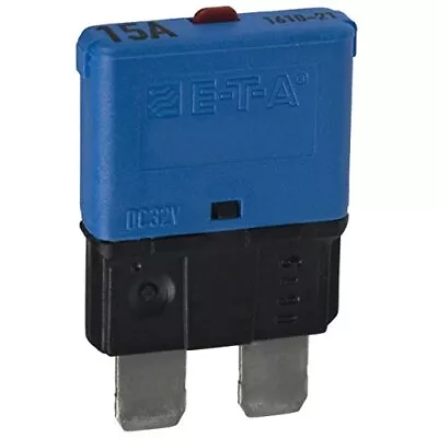 E-T-A Circuit Protection And Control 1610-21-15A  Circuit Breaker;Push; 15A • $9.38