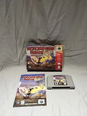 Destruction Derby 64 (Nintendo 64 1999)Cib Tested And Working With Manual  • $69