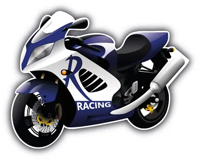 £2.69 • Buy Racing Motorcylce Car Bumper Sticker Decal
