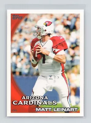 2010 Topps Football - #303 Matt Leinart - Arizona Cardinals • $1.45