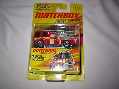 Matchbox Dennis Sabre Firetruck Lesney Edition • $7.99