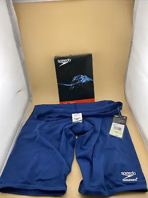 Speedo Men Endurance+ Solid Jammer Swim Shorts Blue Size 30!! New With Tags! • $27.95