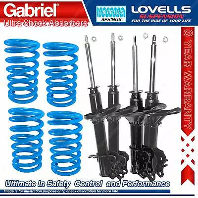 Front Rear HD STD Gabriel Ultra Shocks + Coil Springs For Mazda 626 GE V6 • $911.95