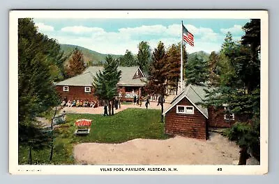 Alstead NH-New Hampshire Vilas Pool Pavilion Antique Souvenir Vintage Postcard • $7.99