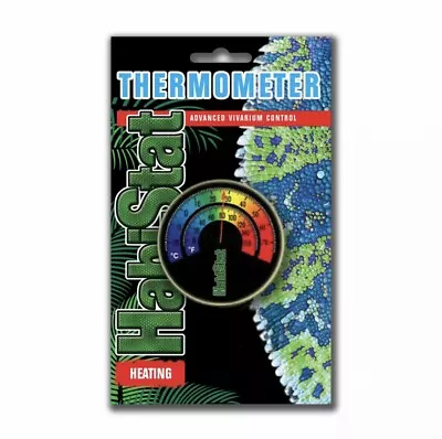 £4.87 • Buy Habistat Analogue Dial Terrarium  Vivarium Thermometer Temperature Reptile