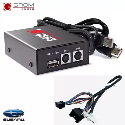 GROM Audio USB3 IPhone Android USB Car Kit For SUBARU FORESTER IMPREZA LEGACY • £143.99