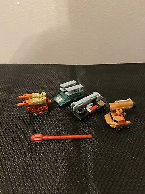 Transformers Armada Land Military Minicon Team W/ Search Lot - 2002 Hasbro READ • $15