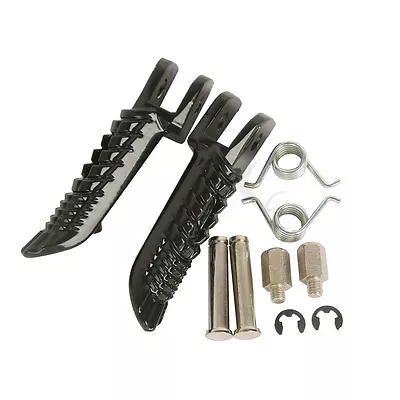 Black Front Footrests Foot Pegs Fit For Suzuki GSXR600 GSXR750 GSXR1000 01-2022 • $7.99