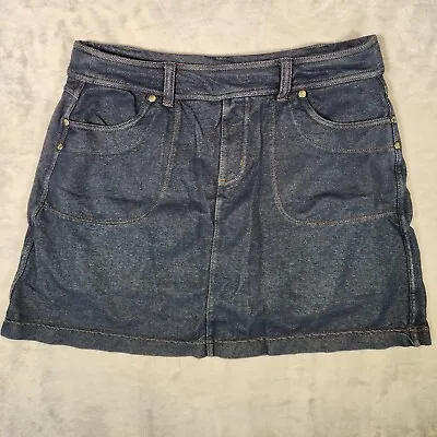 Athleta Skort Womens Small Blue Shorts Lined Skirt Travel Gorpcore Athleisure • $17